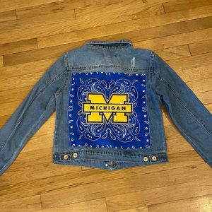 Custom-Made Michigan Jean Jacket
